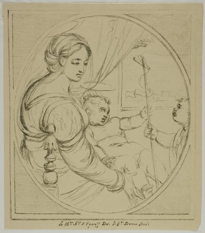 Vierge sur une chaise - Dominique Vivant Denon