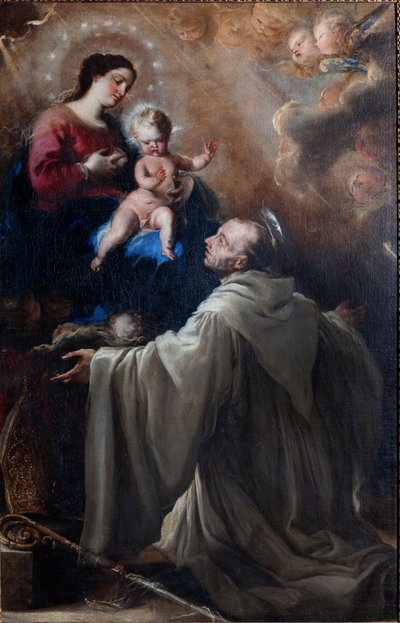 Musée paroissial. Peinture. Saint Bernard et la Vierge à l