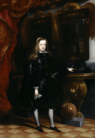Portrait de Charles II, vers 1675 - Don Juan Carreno de Miranda