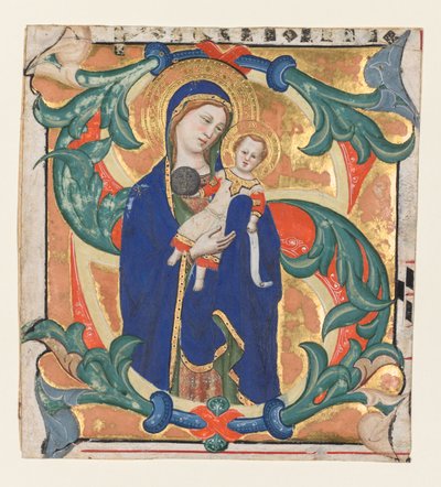 Initiale S[alve sancta parens] d