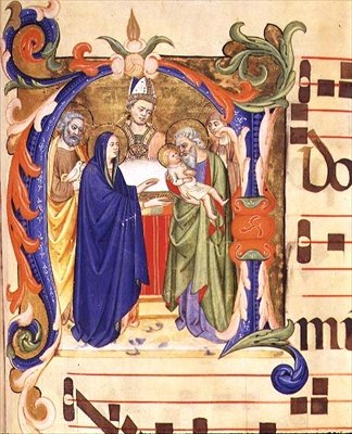 Ms 572 f.88r Initiale historiée 