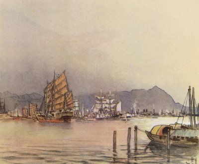 Hong-Kong (lithographie en couleur) - Donald (after) Maxwell