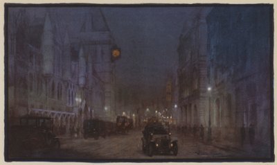 Une fantaisie gothique de Fleet Street - Donald Maxwell