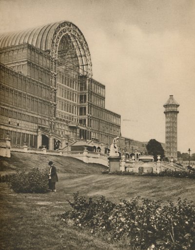 Verre et poutres du Crystal Palace à Sydenham, vers 1935 - Donald McLeish