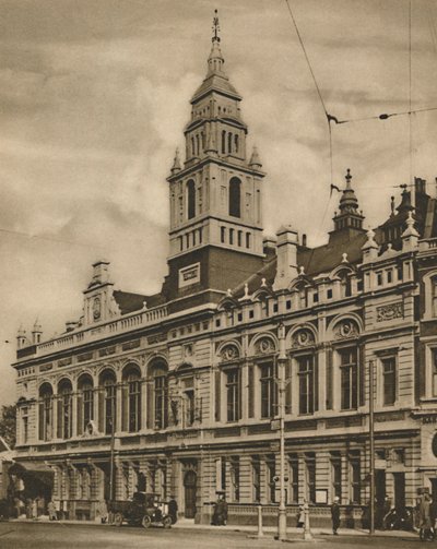 Hôtel de ville de Hammersmith depuis Hammersmith Broadway, vers 1935 - Donald McLeish