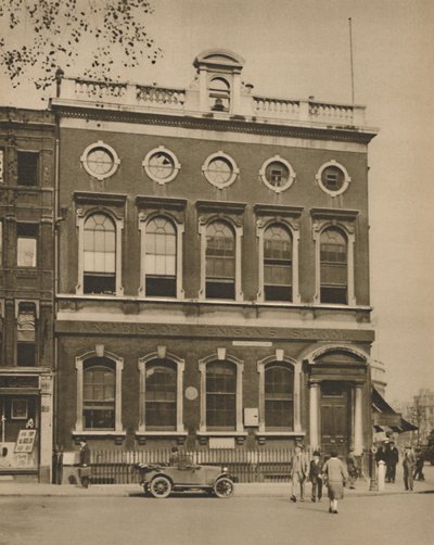 École à Leicester Square sur le site de la maison de Hogarth - Donald McLeish