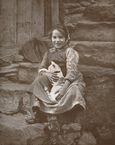 Deux petits villageois suisses à Hospenthal, 1916 - Donald McLeish