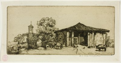Une ferme toscane - Donald Shaw MacLaughlan