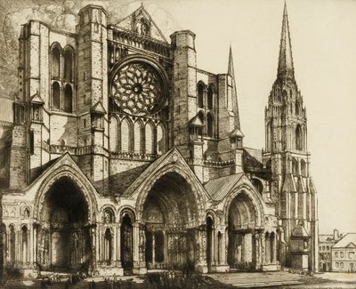 Chartres, Portail Nord - Donald Shaw MacLaughlan