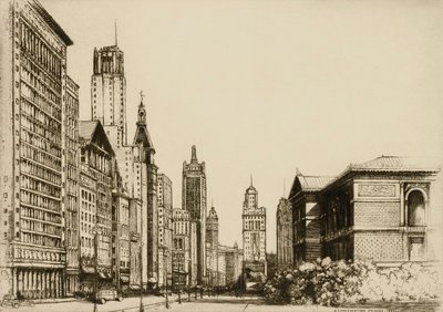 Chicago, Michigan Avenue no. 1 - Donald Shaw MacLaughlan