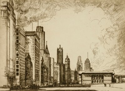 Chicago, Michigan Avenue no. 2 - Donald Shaw MacLaughlan