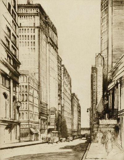 Chicago, Monroe Street - Donald Shaw MacLaughlan
