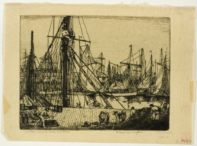Bateaux de pêche, Boulogne-sur-Mer - Donald Shaw MacLaughlan