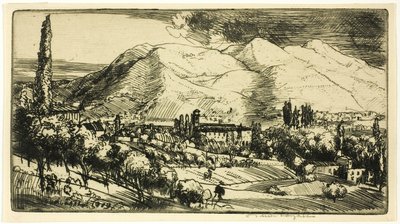 Dans les collines toscanes - Donald Shaw MacLaughlan