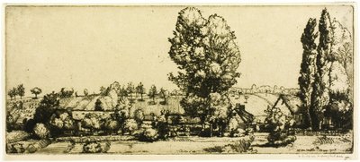 Paysage, Poigny - Donald Shaw MacLaughlan