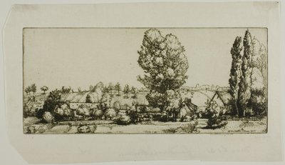 Paysage, Poigny - Donald Shaw MacLaughlan