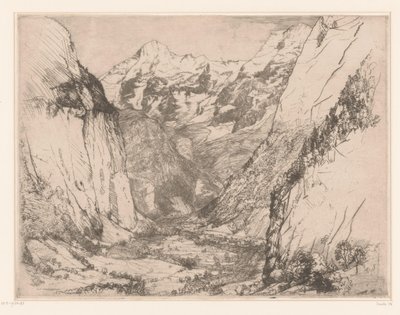 Vallée de Lauterbrunnen - Donald Shaw MacLaughlan