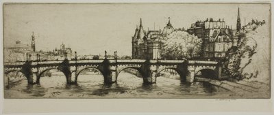 Le Pont Neuf, Paris - Donald Shaw MacLaughlan