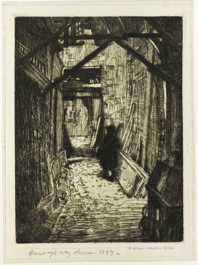 Passage, Rouen - Donald Shaw MacLaughlan