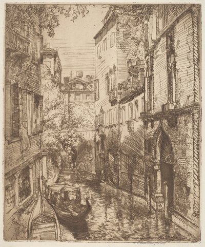 Rio delle Verona, Venise - Donald Shaw MacLaughlan