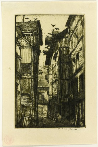 Ruelle des Pigeons, Rouen - Donald Shaw MacLaughlan