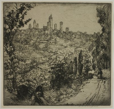 San Gimignano - Donald Shaw MacLaughlan