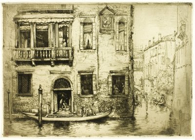 Le Canal du Petit Saint, Venise - Donald Shaw MacLaughlan