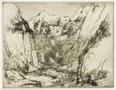 Le Lauterbrunnen - Donald Shaw MacLaughlan