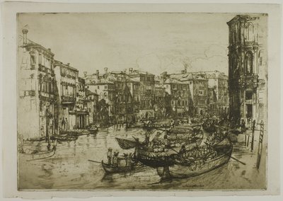 Le Marché, Venise - Donald Shaw MacLaughlan