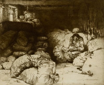 Le vendeur de chiffon endormi - Donald Shaw MacLaughlan