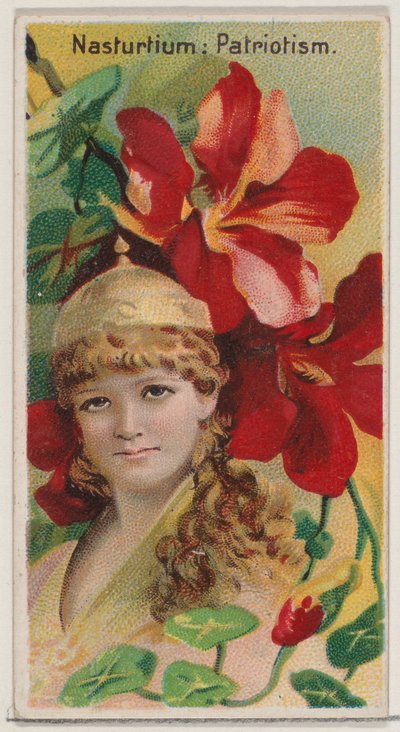 Capucine : Patriotisme, de la série Beautés florales et langage des fleurs N75 pour - Donaldson Brothers