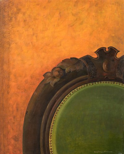Fauteuil sur fond orange - Donatella Merlo