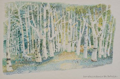 Forêt de bouleaux - Donatella Merlo