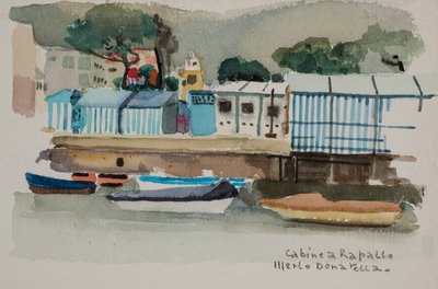 Cabines à Rapallo, c.1979 - Donatella Merlo