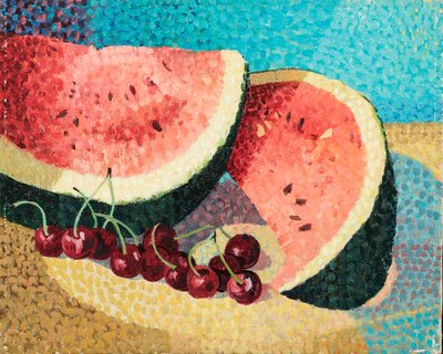 Nature morte en été, vers 1983 - Donatella Merlo