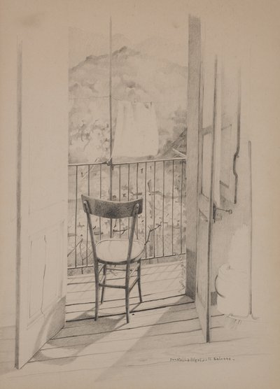 Le balcon, c.1975 - Donatella Merlo