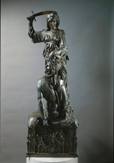 Judith et Holopherne. Sculpture en bronze - Donatello