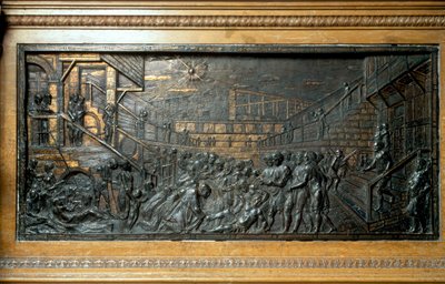 Le Miracle de Saint Antoine, le rattachement du pied, panneau de l