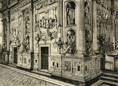Écran de marbre de la Sainte Maison, conçu par Donato Bramante, Sanctuaire de la Sainte Maison, Loreto, Marches, Italie - Donato Bramante