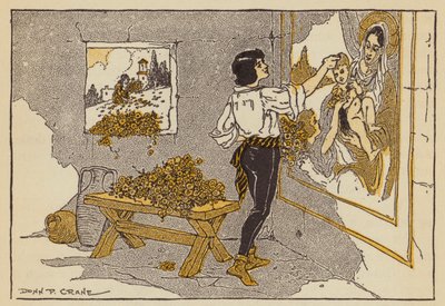 Le jeune Titien peignant - Donn P. Crane