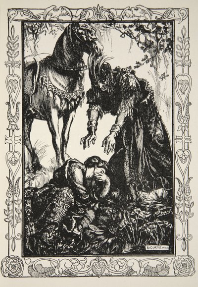 Palamides apparut devant elle, illustration de 