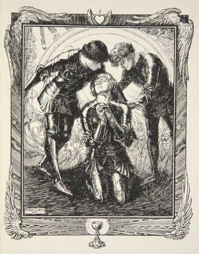 Puis ils allèrent voir Sir Galahad, illustration de 