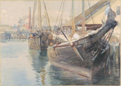 Navires au quai - Dora Louise Murdoch