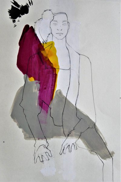 Silhouette de mode abstraite - Doris Schmitz