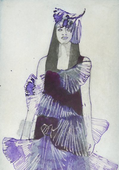 Mode chic violette - Doris Schmitz
