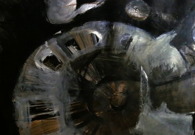 Tourbillon abstrait sombre - Doris Schmitz