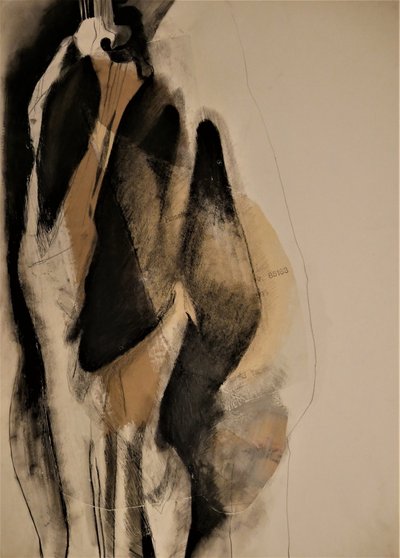 Figures abstraites drapées - Doris Schmitz