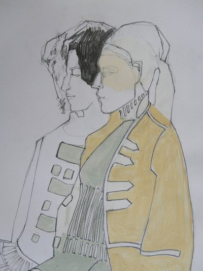 Profils féminins qui se recoupent - Doris Schmitz