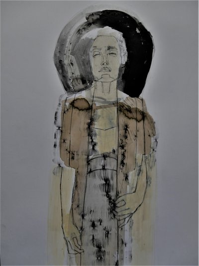 Portrait abstrait serein - Doris Schmitz