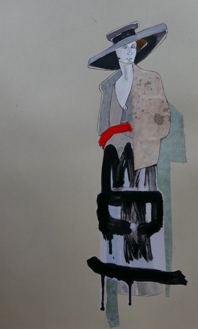 Graffiti « Femme élégante » - Doris Schmitz